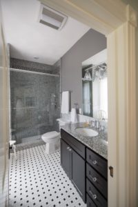 The Laurel room guest bathroom.