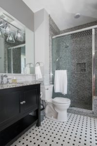 The Lilac guest bathroom.