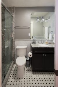 The Rose room bathroom.