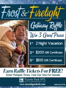 Win 2 Free Nights & The TuxedoPark St. Louis Bed & Breakfast. Enter Our Raffle For Free!